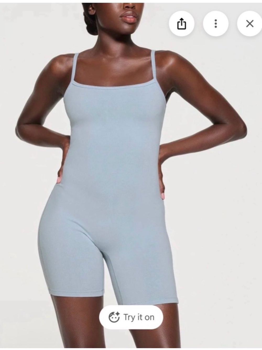 skims mid-thigh bodysuit